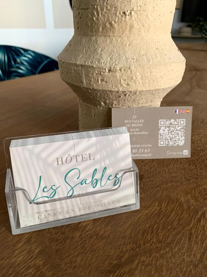 Hotel Les Sables - Urban Style - By Logis Hotels Canet-en-Roussillon Eksteriør bilde